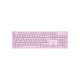 Клавіатура Canyon HKB-W01 Silent Wireless UA Pink (CNS-HKBW01P)