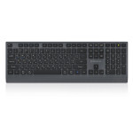 Клавіатура REAL-EL RK-715W Wireless/Bluetooth Black/Gray (EL123100051)