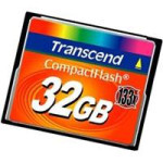 Карта памяти Transcend 32Gb Compact Flash 133x (TS32GCF133) Карта памяти Transcend 32Gb Compact Flash 133x (TS32GCF133)