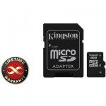 Карта памяти 8Gb microSDHC class 4 Kingston (SDC4/8GB) Карта памяти 8Gb microSDHC class 4 Kingston (SDC4/8GB)