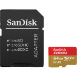 Карта памяти SanDisk 64GB microSD class 10 UHS-I U3 Extreme (SDSQXAH-064G-GN6MA) Карта памяти SanDisk 64GB microSD class 10 UHS-I U3 Extreme (SDSQXAH-064G-GN6MA)