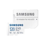 Карта памяти Samsung 128 GB microSDXC Class 10 UHS-I U3 V30 A2 EVO Plus+SD Adapte (MC128SA/EU) Карта памяти Samsung 128 GB microSDXC Class 10 UHS-I U3 V30 A2 EVO Plus+SD Adapte (MC128SA/EU)