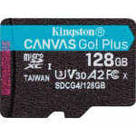 Карта памяти Kingston 128GB microSDXC сlass 10 UHS-I U3 V30 A2 Canvas Go Plus G4 (SDCG4/128GBSP) Карта памяти Kingston 128GB microSDXC сlass 10 UHS-I U3 V30 A2 Canvas Go Plus G4 (SDCG4/128GBSP)