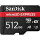 Карта пам'яті SanDisk 512GB microSDXC class 10 UHS-I U3 A1 Express (SDSQXFN-512G-GN4NN)