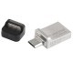 USB флеш накопичувач Transcend 64GB JetFlash OTG 880 Metal Silver USB 3.0 (TS64GJF880S)