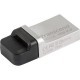 USB флеш накопитель Transcend 16GB JetFlash OTG 880 Metal Silver USB 3.0 (TS16GJF880S)