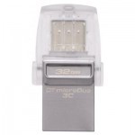 USB флеш накопичувач Kingston 32GB DataTraveler microDuo 3C USB 3.1 (DTDUO3C/32GB)