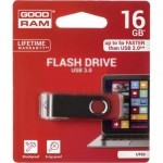 USB флеш накопичувач Goodram 16GB Twister Red USB 3.0 (UTS3-0160R0R11)