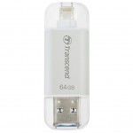 USB флеш накопичувач Transcend 64GB JetDrive Go 300 Silver USB 3.1 (TS64GJDG300S)