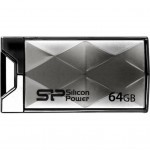 USB флеш накопичувач Silicon Power 64GB Touch 850 Titanium USB 2.0 (SP064GBUF2850V1T)