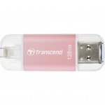 USB флеш накопичувач Transcend 128GB JetDrive Go 300 Rose Gold USB 3.1/Lightning (TS128GJDG300R)