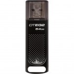 USB флеш накопичувач Kingston 64GB DataTraveler Elite G2 Metal Black USB 3.1 (DTEG2/64GB)