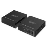 Адаптер Digitus USB extender 100 m RJ-45 to 3xUSB-A + 1xUSB-C (DA-73121) Адаптер Digitus USB extender 100 m RJ-45 to 3xUSB-A + 1xUSB-C (DA-73121)