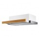 Вытяжка кухонная Ventolux GARDA 60 WH/WOOD M (620) T