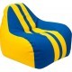 Пуф ПРИМТЕКС ПЛЮС кресло-груша Simba Sport H-2240/H-2227 M Yellow-Blue (Simba Sport H-2240/H-2227 M Yellow-Blue)