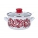 Кастрюля Infinity Red flowers 4.8 л (6415015)