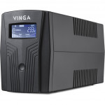 Источник бесперебойного питания Vinga LCD 600VA plastic case with USB+RJ45 (VPC-600PU)