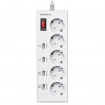 Сетевой фильтр питания REAL-EL RS-5F CHARGE 4, 3m, white (EL122300015) Сетевой фильтр питания REAL-EL RS-5F CHARGE 4, 3m, white (EL122300015)
