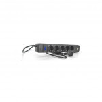 Сетевой фильтр питания Merlion 5 розеток, 1,8 м + 2*USB (B518U) Сетевой фильтр питания Merlion 5 розеток, 1,8 м + 2*USB (B518U)