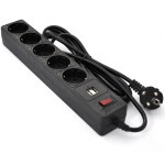 Сетевой фильтр питания Patron 3m (SP-53) + 2 USB 2.0, 2.1A , 5 роз. BLACK (EXT-PN-SP-53-USB) Сетевой фильтр питания Patron 3m (SP-53) + 2 USB 2.0, 2.1A , 5 роз. BLACK (EXT-PN-SP-53-USB)