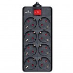 Сетевой фильтр питания REAL-EL REAL-EL RS-8 PROTECT, 3m, black (EL122300022) Сетевой фильтр питания REAL-EL REAL-EL RS-8 PROTECT, 3m, black (EL122300022)