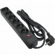 Сетевой фильтр питания PATRON 3.0 m3*1mm2 (SP-1063) 6 розеток BLACK (EXT-PN-SP-1063)