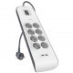 Мережевий фільтр живлення Belkin Superior SurgeMaster 2м, 6 роз, 2xUSB (BSV604VF2M)