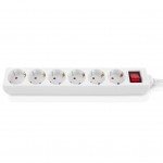 Сетевой фильтр питания REAL-EL RS-6 Protect M 3m, white (EL122300033) Сетевой фильтр питания REAL-EL RS-6 Protect M 3m, white (EL122300033)