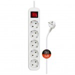 Сетевой фильтр питания ColorWay CW-PSEA53W, 5 розеток/ 3M white (CW-PSEA53W) Сетевой фильтр питания ColorWay CW-PSEA53W, 5 розеток/ 3M white (CW-PSEA53W)
