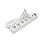Сетевой фильтр питания PowerPlant 5м, 5 розеток, USB 2.1A (JY-1056U/5) (PPSA10M50S5U)