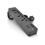 Сетевой фильтр питания Voltronic TВ-Т08, 3роз, 4*USB Black (ТВ-Т08-Black) Сетевой фильтр питания Voltronic TВ-Т08, 3роз, 4*USB Black (ТВ-Т08-Black)