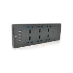 Сетевой фильтр питания Voltronic TВ-Т12, 6роз, 4*USB Black (ТВ-Т12-Black) Сетевой фильтр питания Voltronic TВ-Т12, 6роз, 4*USB Black (ТВ-Т12-Black)