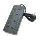 Сетевой фильтр питания Voltronic TВ-Т91, 4роз, 8*USB+2PD Black (ТВ-Т91-Black)