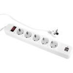 Сетевой фильтр питания Prologix PRS-075P5CUSB-18W Сетевой фильтр питания Prologix PRS-075P5CUSB-18W