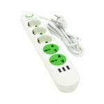 Сетевой фильтр питания Voltronic F02U, 3роз EU + 2роз Universal, 3*USB White (F02U-White) Сетевой фильтр питания Voltronic F02U, 3роз EU + 2роз Universal, 3*USB White (F02U-White)