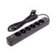 Сетевой фильтр питания PowerPlant 3м, 6 розеток, USB (YS-N6086/3c) (EX610662)