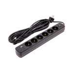 Сетевой фильтр питания PowerPlant 7м, 6 розеток,USB, Type-C (YS-N6086/7c) (EX610686)
