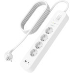 Сетевой фильтр питания Belkin 4хТипF, 16А, USB-A/USB-C 18Вт, 2м (SRB001VF2M-V2)