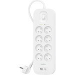 Сетевой фильтр питания Belkin 8хТипE, 16А, USB-A/USB-C 18Вт, 2м (SRB003CA2M) Сетевой фильтр питания Belkin 8хТипE, 16А, USB-A/USB-C 18Вт, 2м (SRB003CA2M)