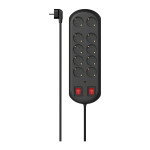 Сетевой фильтр питания Hama 10хТипF, 16А, 2м (00223164)
