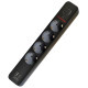 Мережевий фільтр живлення EUROELECTRIC Х4 10А 2м USB, Type-C, Black (EE-104USB/C-2M Black)