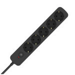 Сетевой фильтр питания ColorWay CCA-3G1MM 5 розеток, 3m Black (CW-PSEA1053BK)