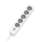 Сетевой фильтр питания ColorWay CCA-3G1MM 5 розеток, 3m White (CW-PSEA1053W)