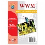Бумага WWM 10x15 (G200.F50) Бумага WWM 10x15 (G200.F50)