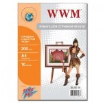 Бумага WWM A4 Fine Art (GL200.10) Бумага WWM A4 Fine Art (GL200.10)