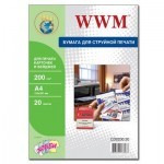 Бумага WWM A4 (CD0200.20) Бумага WWM A4 (CD0200.20)