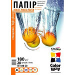 Бумага ColorWay A4 (ПГ180-20) (PG180020A4) Бумага ColorWay A4 (ПГ180-20) (PG180020A4)