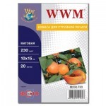 Бумага WWM 10x15 (M230.F20) Бумага WWM 10x15 (M230.F20)