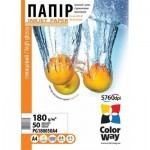 Бумага ColorWay A4 (ПГ180-50) (PG180050A4) Бумага ColorWay A4 (ПГ180-50) (PG180050A4)