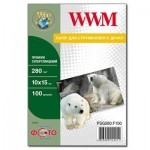 Бумага WWM 10x15 Premium (PSG280.F100) Бумага WWM 10x15 Premium (PSG280.F100)